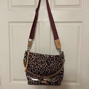 Consuela Blue Jag Hobo Bag